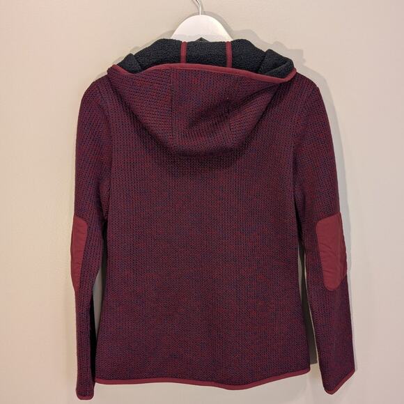 Merrell Select Regulate Jacket Knit Fleece Lined Full Zip Hood Layer - Size M - Picture 2 of 10